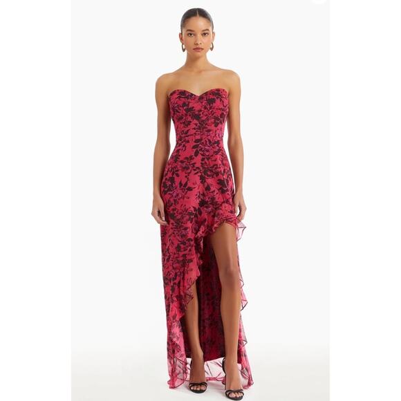 Amanda Uprichard Eden Gown in Femme Print Size Medium - Picture 1 of 8